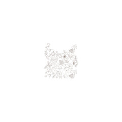 Emerald floral artistry, a testament to meticulous detail and graceful design-1