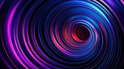 Obraz premium Abstract cybersecurity network in blue and purple tones