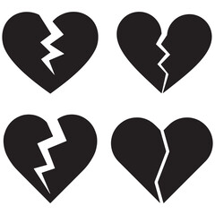 heart icon set