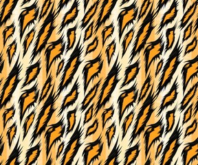 Leopard print fabric pattern for printed fabric and textiles for garment and embroidery.