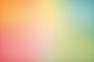 The image is a gradient background with a blend of warm and cool colors. It starts with a bright pink, transitions to yellow, and then fades into a light green.
