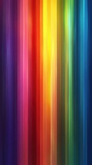 Obraz premium A vibrant display of vertical rainbow stripes, evoking a sense of color and energy.