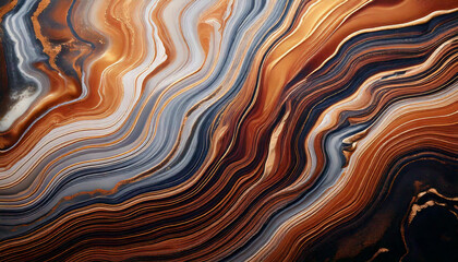 The image showcases a mesmerizing abstract pattern of swirling lines and colors, resembling the intricate veins of marble or agate.