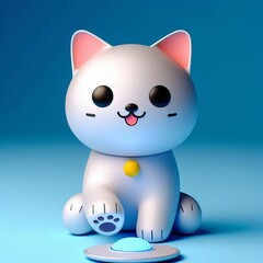 332 PawPad A virtual cat with a simple minimalist design and bas