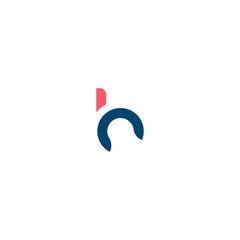 Creative HC, CH letter logo design template elements. Modern abstract digital alphabet letter logo.