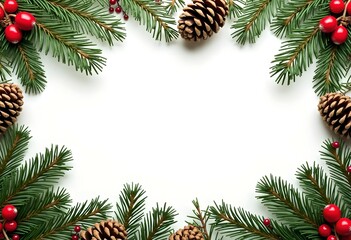 Christmas card with space for wishes