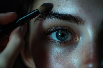 Eye Makeup Application Beauty Illustration