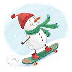 Obraz premium snowman