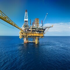 
A safety officer conducting a safety audit and inspection at a drilling site, writing and reviewing a checklist document. 