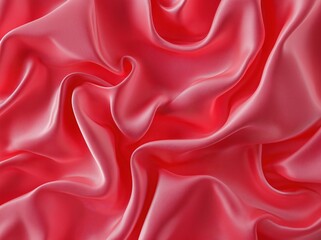 Fototapeta premium Flowing Pink Silk Fabric Texture Background