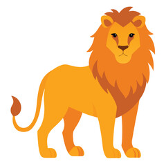 Obraz premium lions vector black color illustration