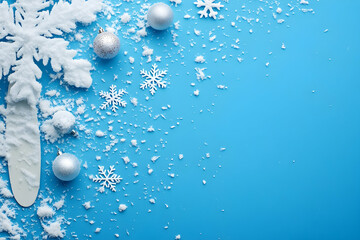 Winter Wonderland Snowy Background Illustration