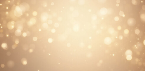 An elegant abstract cream background adorned with soft, blurry festival lights and outdoor celebration bokeh, capturing the essence of a joyful, festive atmosphere