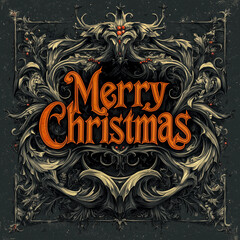 illustration of a Merry Christmas background