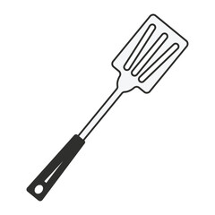 spatula silhouette, vector illustration,
Baking Supplies Silhouettes, Kitchen utensils in black and white, Kitchen spatula vector icon, simple and modern design, minimal style