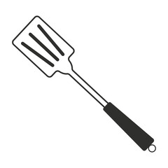 spatula silhouette, vector illustration,
Baking Supplies Silhouettes, Kitchen utensils in black and white, Kitchen spatula vector icon, simple and modern design, minimal style