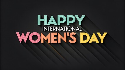 International Women&rsquo;s Day design template