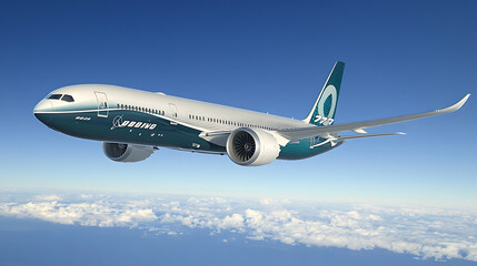 Fototapeta premium Boeing, wallpaper, the immense power of the aviation giant