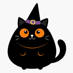 black cat with pumpkin