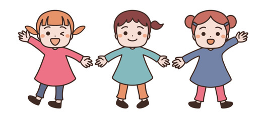 笑顔の女の子たち