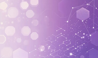 Obraz premium Abstract Purple Hexagonal Background