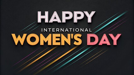International Women’s Day design template