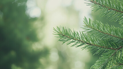 Serene Pine Branch Close-up 