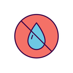 dehydration icon