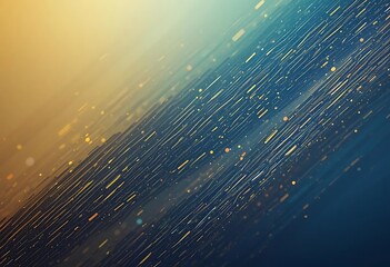 Linear geometric shapes layered on a gradient background