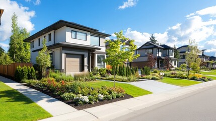 Beautiful modern house available for rent in Estes Park with stunning landscaping and a serene neighborhood atmosphere