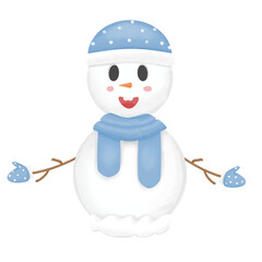 Cute snowman