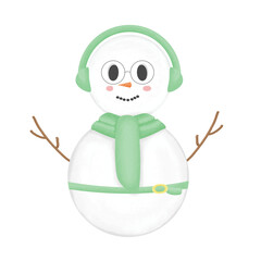 Cute snowman