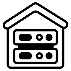 Data warehousing Glyph Icon