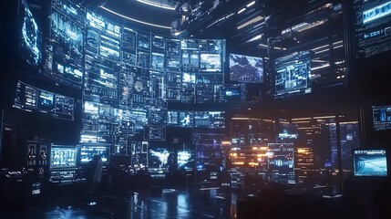 Naklejka premium Businesses Use Artificial Intelligence and Deep Learning