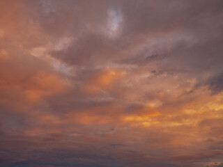 Obraz premium clouds in the sky sunset time