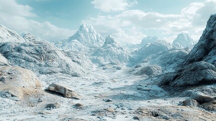 Mountain Landscape 16K Resolution Ultra Photorealistic