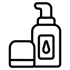 Fototapeta premium Foundation Line Icon