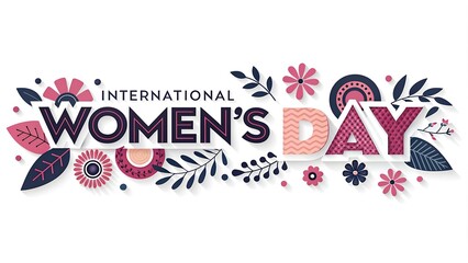 International Women&rsquo;s Day design template