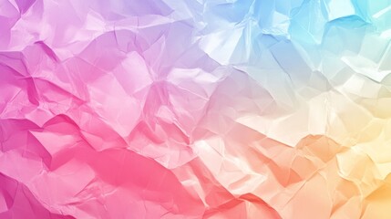 Obraz premium Abstract Pastel Crumpled Paper Background Texture