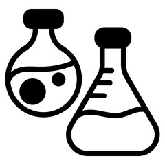 Laboratory Glyph Icon