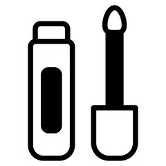 Lip gloss Glyph Icon