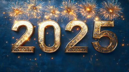 2025 New Year 3D Illustration