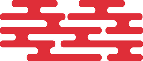 Japanese Cloud Decoration Untung Design Element Templet