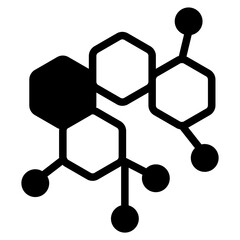 Nanotechnology Glyph Icon