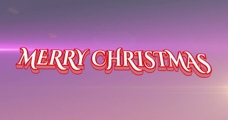 Image of christmas greetings text over confetti on pink background