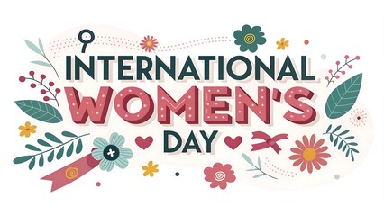 International Women’s Day design template