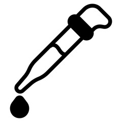 Pipette Glyph Icon