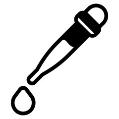 Pipette Glyph Icon