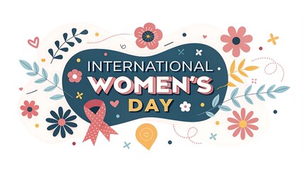Fototapeta premium International Women’s Day design template