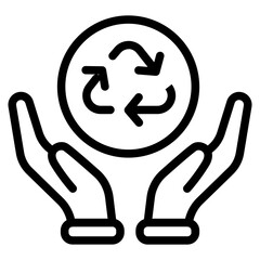 Pollution prevention Line Icon